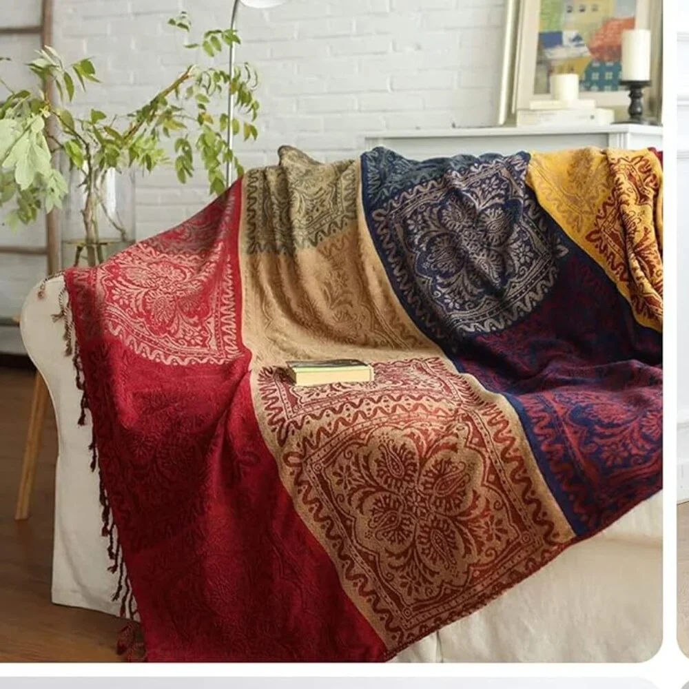 Boho Throw Blanket 60x75